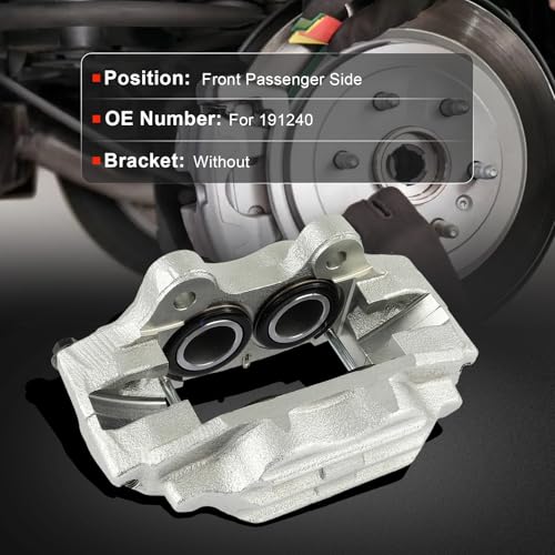 Image of cciyu Front Right Disc Brake Caliper Assembly w /o Bracket 191240 | For Toyota For 4Runner 1988 1989 1990 | For Toyota For Pickup 1988 1989 1990 1991 1992 1993 1994 1995