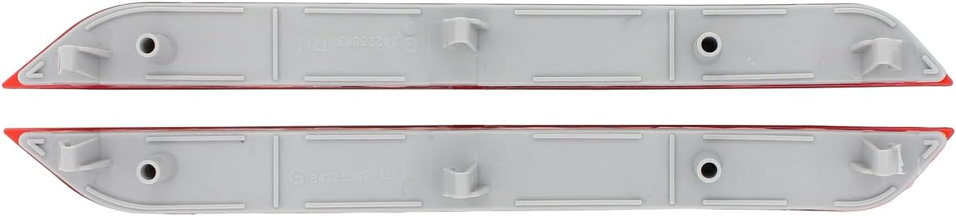 Pair Left and Right Red Rear Bumper Fascia Lower Signal Light Reflector Lamp for GMC Terrain 2018-2024