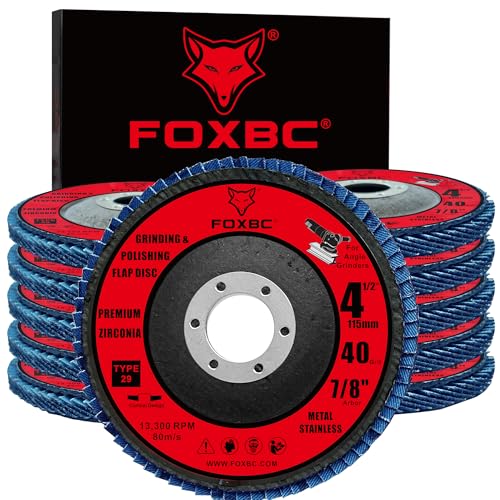 FOXBC 40 grit flap disc