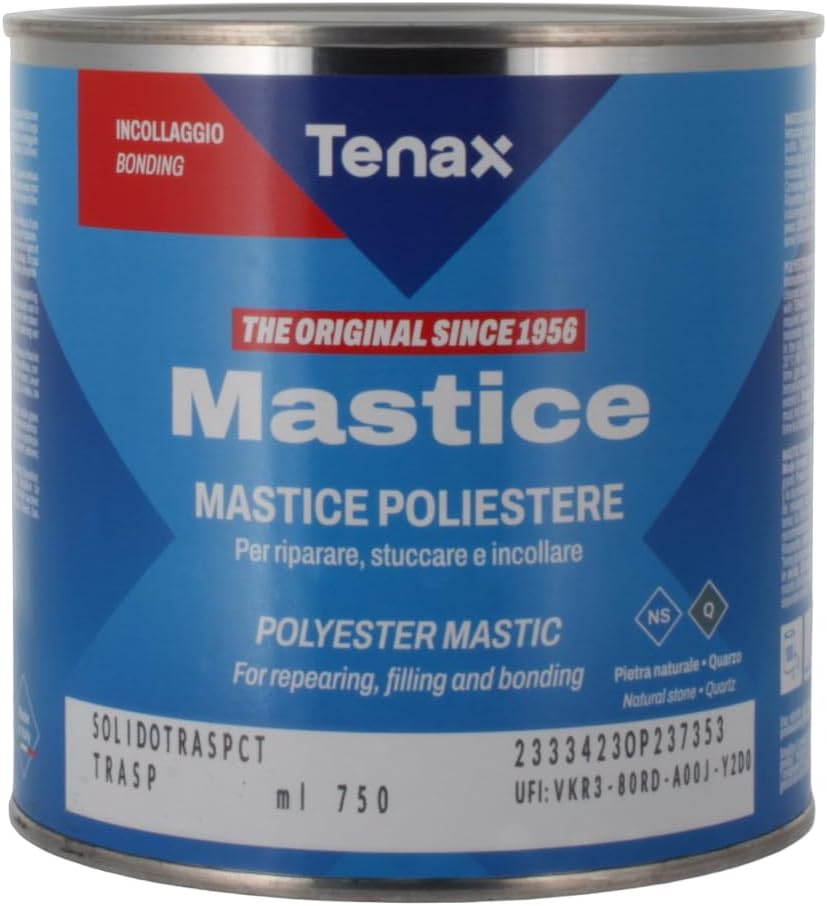 Transparent Solid Mastic Tenax ML. 750