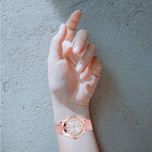 ULTECHNOVO Couro Moda Relógio de Pulso Das Mulheres Assistir À Prova D' Água de Metal Aniversário P