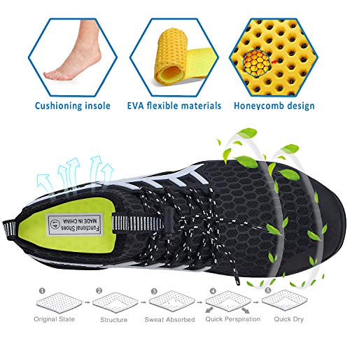 Water Shoes Mens Womens Quick Dry Barefoot Aqua Socks Diving Sports Shoes for Beach Swim Surf Pool Yoga Outdoor Trip4