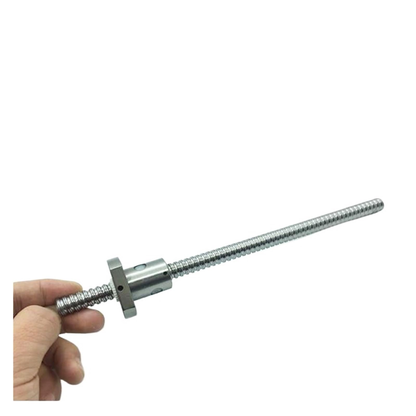 Husillo de Bolas CNC de Movimiento Lineal SFU1204 150 200 250 300 350 400 450 500 Tornillo de Bola de Rodillo en frío de 550 mm con Tuerca de Bola Simple 1204 (Size : 500mm)