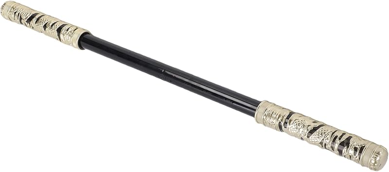 Jingu Bang Toy, Extendable Retractable Light Up Stick, Voice Recognition Stick with Breath Sensing, 7 Color Customizable Lighting & Vivid Sound Effects, Ideal for Gaming Gold
