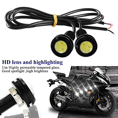 Luces LED Eagle Eye 18mm 9W Luz Diurna Blanca 10pcs miniatura 3