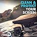 T-H Marine Wave Away Sonar & GPS Screen Cleaner Kit – Ammonia-Free LCD Screen Cleaner with Microfiber Cloth – Drip-Resistant, Streak-Free Solution for Electronics & Sunglasses – 1.5oz