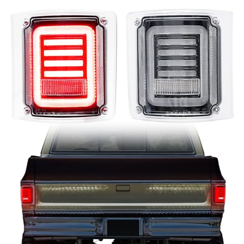 ATLEDLT LED Tail Lights Compatible with chevrole,t/GM,C 1973-1991 C/K/R/V 10