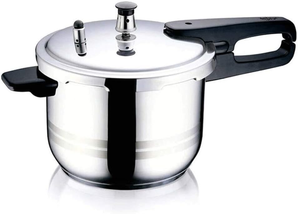 Olla a Presión de Aluminio 7.0 Cuartos, Acero Inoxidable 304