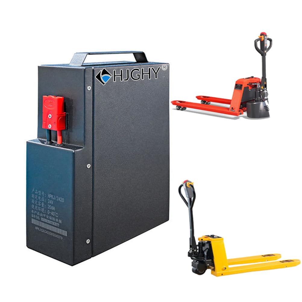 24V 20Ah Akku für Elektro-Hubwagen, 24 Volt LiFePO4 Lithium-Eisenphosphat-Akku für 0-500W Be- und Entladearbeiten