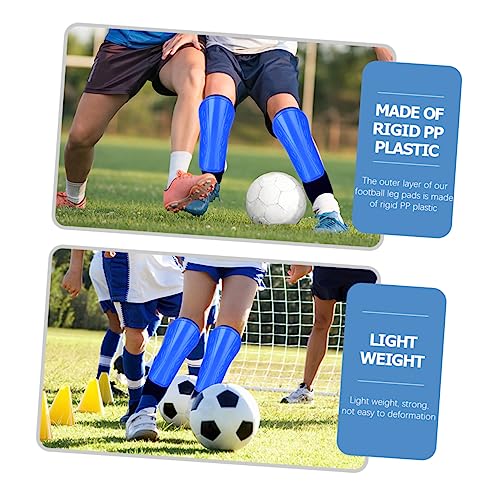 KOMBIUDA 1 Par Caneleiras De Futebol Caneleiras Resistentes Ao Desgaste Protetores De Canela Portáte