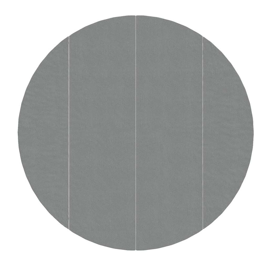 Bâche de Piscine Gris Clair en géotextile Polyester Durable Ø458 cm Ronde, Tapis de Sol Protection Liner Piscine Hors Sol et enterrée, antipoussière, Isolation Thermique, hivernage