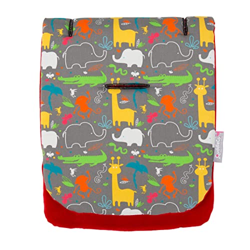 Almofada Para Carrinho Memory Foam Jungle Boogie, Clingo, Jungle Boogie/Colorida, Grande