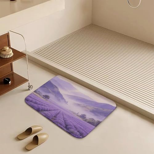 Alfombras de baño absorbentes para suelos secos sin resbalones 7