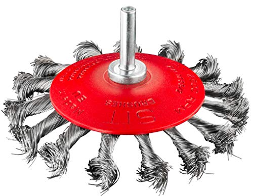 Sit tecnospazzole 0306 Brosse pour perceuse à Mazzetti torsadées en acciaio-cz 95 g en blister-ø : 95 mm Cover