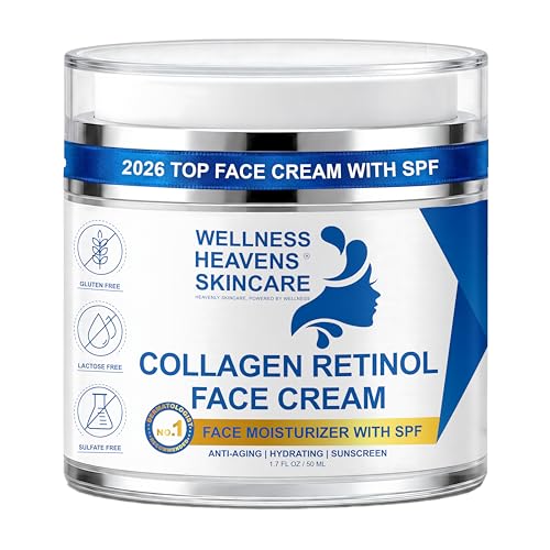Wellness Heavens Collagen Retinol Face Cream with SPF