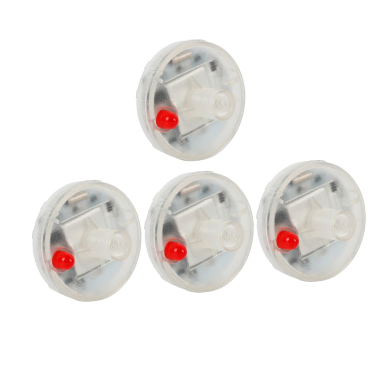 STOBAZA 4pcs LED Tire Lights Solar Powered Wheel Lamps with Flash Modes Colors for Cars and Motorcycles Eye Catching Decorative Lighting for Night Safety