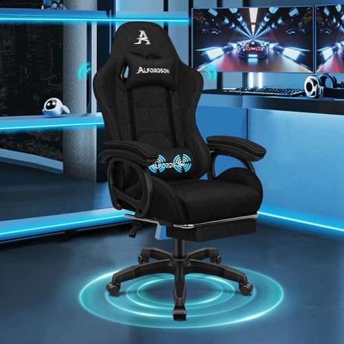 ALFORDSON Massage GamerStuhl, Computer Bürostuhl mit...