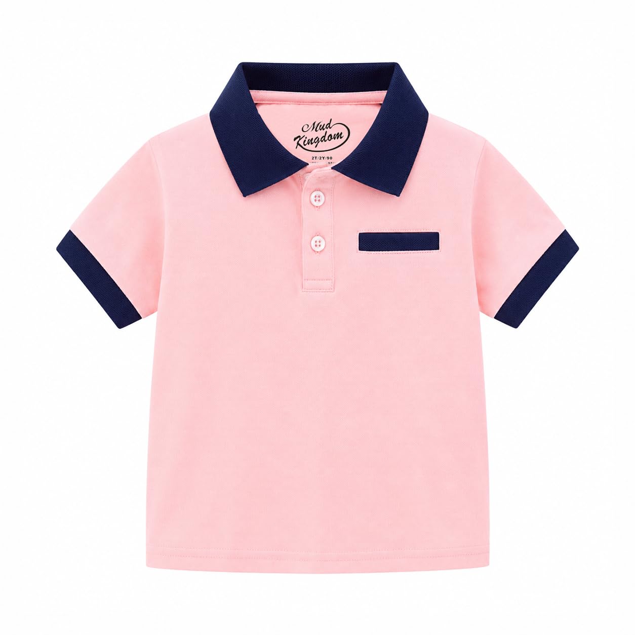 Mud Kingdom Boys Polo Shirt Short Sleeve School Uniform Pique Polo Summer