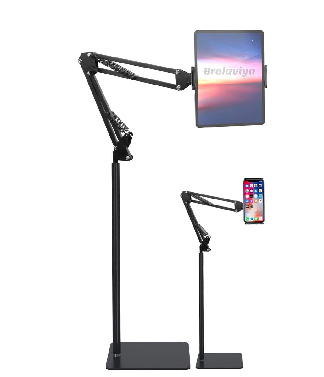 See full amazon price history chart for BROLAVIYA Multi-Direction Universal Tripod Floor Stand for 4-10.2 Diagonal inch, with Gooseneck Clip Lazy Arm Bracket for Both Mobiles and Tablets for Bedroom, Office, Kitchen BROLAVIYA Multi-Direction Universal Tripod Floor Stand for 4-10.2 Diagonal inch, with Gooseneck Clip Lazy Arm Bracket for Both Mobiles and Tablets for Bedroom, Office, Kitchen (B08PXTTPNF) Amazon Price History, Amazon Price Tracker