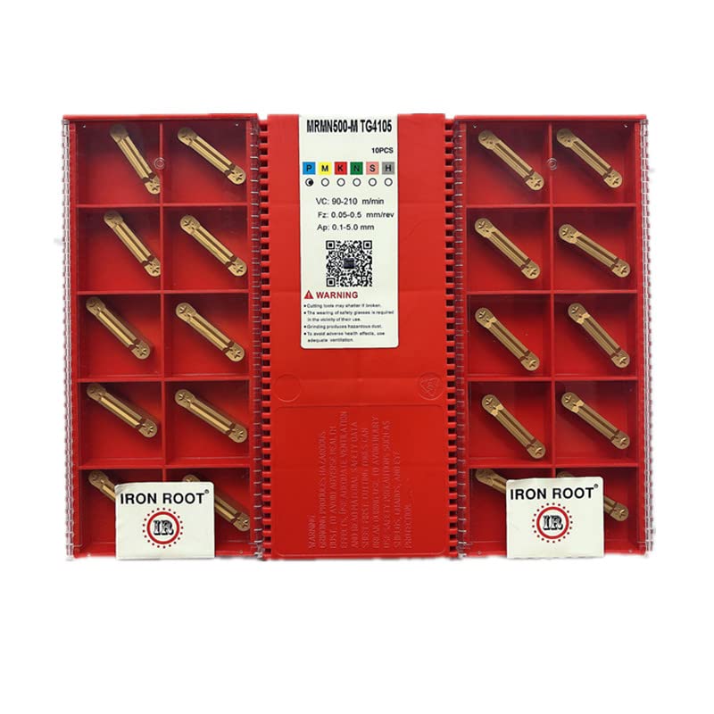 Insertos de carburo de ranurado MRMN500-M TG4105 para herramientas de fresado torno CNC MGEHR 5