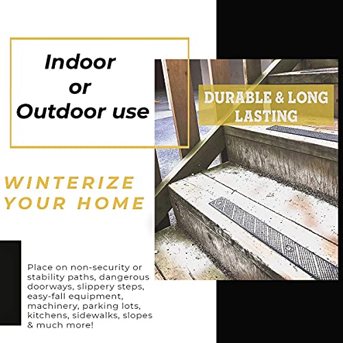 Gripstrips Anti-Slip Treads - 2 Pack, Black (32" X 2") - Outdoor Non-Slip Tread Strips - Waterproof Safety Traction Strips For Stairs, Ramps, Boats, Ladders, Wood, Concrete, Metal #TOP5