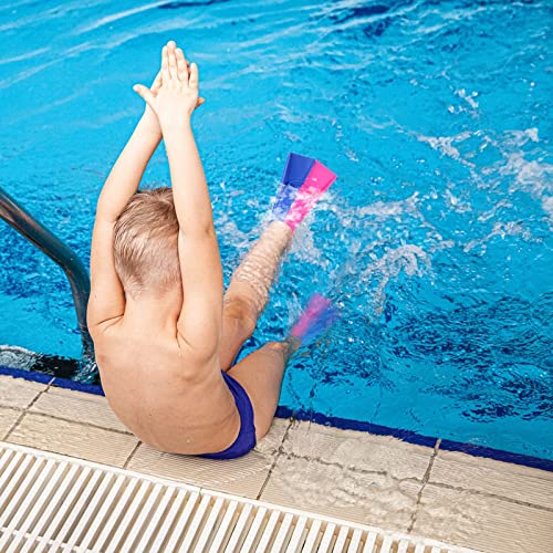 Foyinbet Kids Swim Fins,Short Youth Fins Swimming Flippers For Lap Swimming And Training For Children Girls Boys Teens X-Small #TOP4