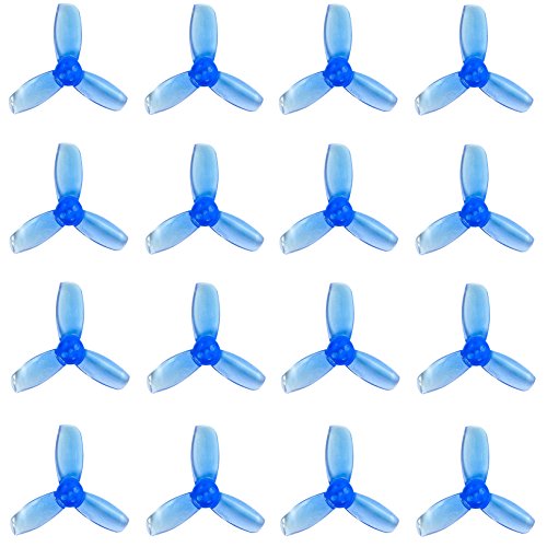 Genuine Gemfan 1940 3-Blades Hulkie (1.9x4x3) Propellers by RAYCorp. 16 Pieces(8CW, 8CCW) Blue