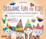 Origami Fun for Kids Kit: 20 Fantastic Folding and Coloring Projects: Kit with Origami Book, Fun & Easy Projects, 60 Origami Papers and Instructional DVD