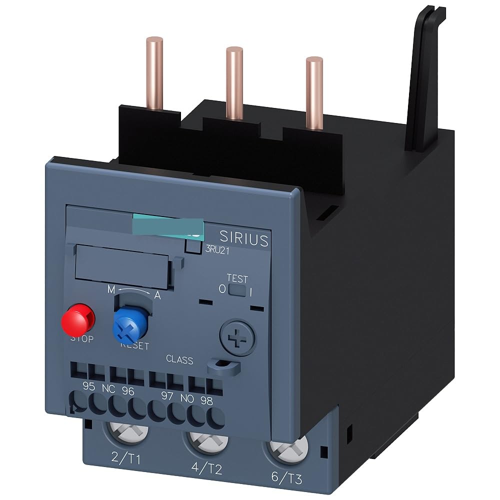 JJHQOKYNA Overload Relay 70-80A for Motor Protection Class 10 Mounted on contactor 3RU2136-4RD0