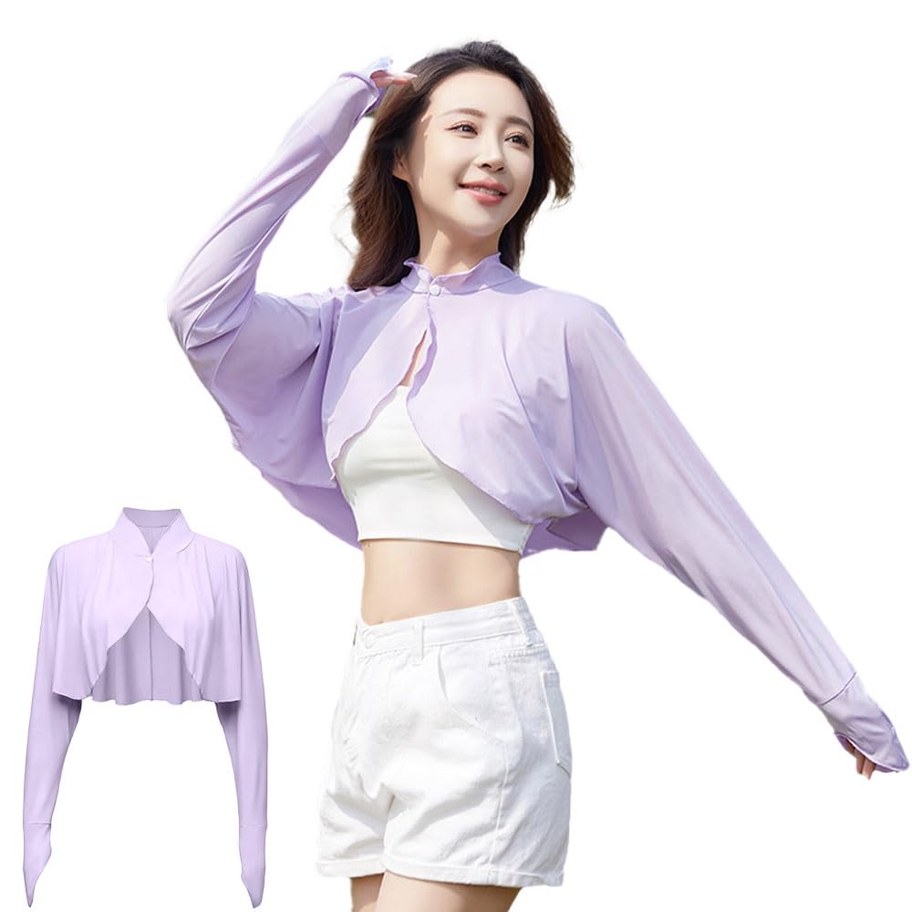 Amazon | [ALUBES] アームカバー UVカット ラッシュガード ボレロ