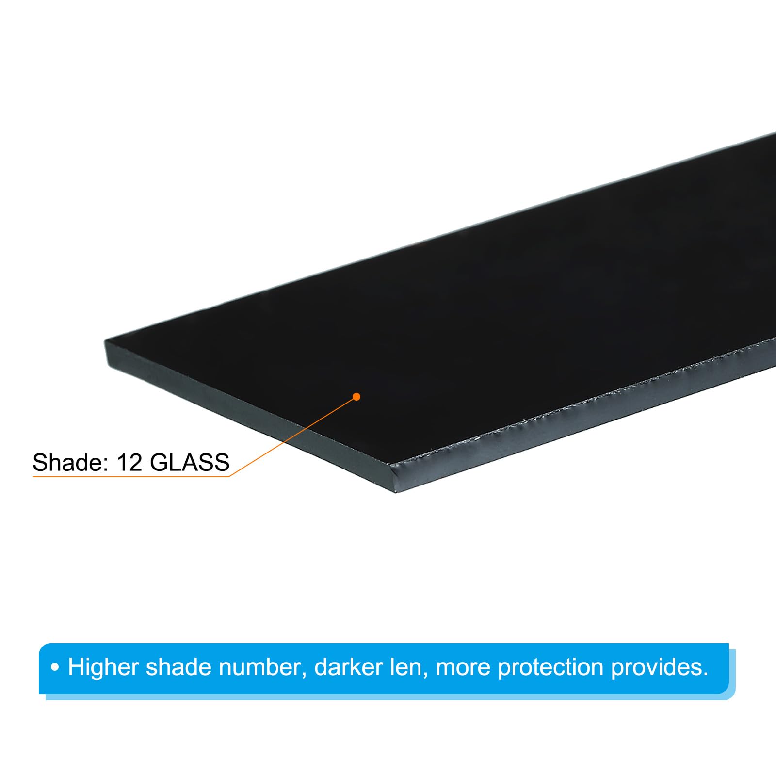 PATIKIL Welding Len Shade 12 Glass 4-1/4"x 2" - Image 4