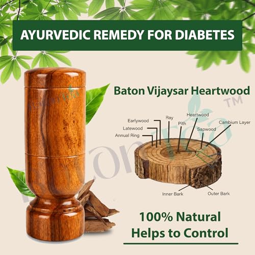 Image of Polished Vijaysar Heartwood Ayurvedic Glass /Tumbler |Lab Tested | Indian Kino Tree Wooden Tumbler | Vijaysar Herbal Glass, Natural Wellness Cup (2 PC)