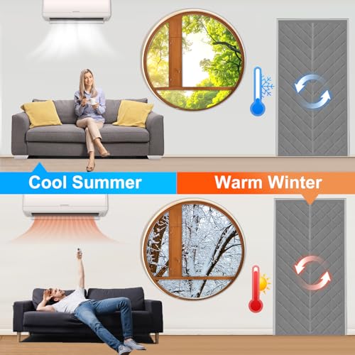 54% Off Insulated Magnetic Door Curtain for Winter - Image 3