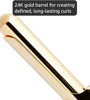 Hot Tools Pro Artist 24K Gold Marcel Iron | Long Lasting Curls, Waves (1 in)
