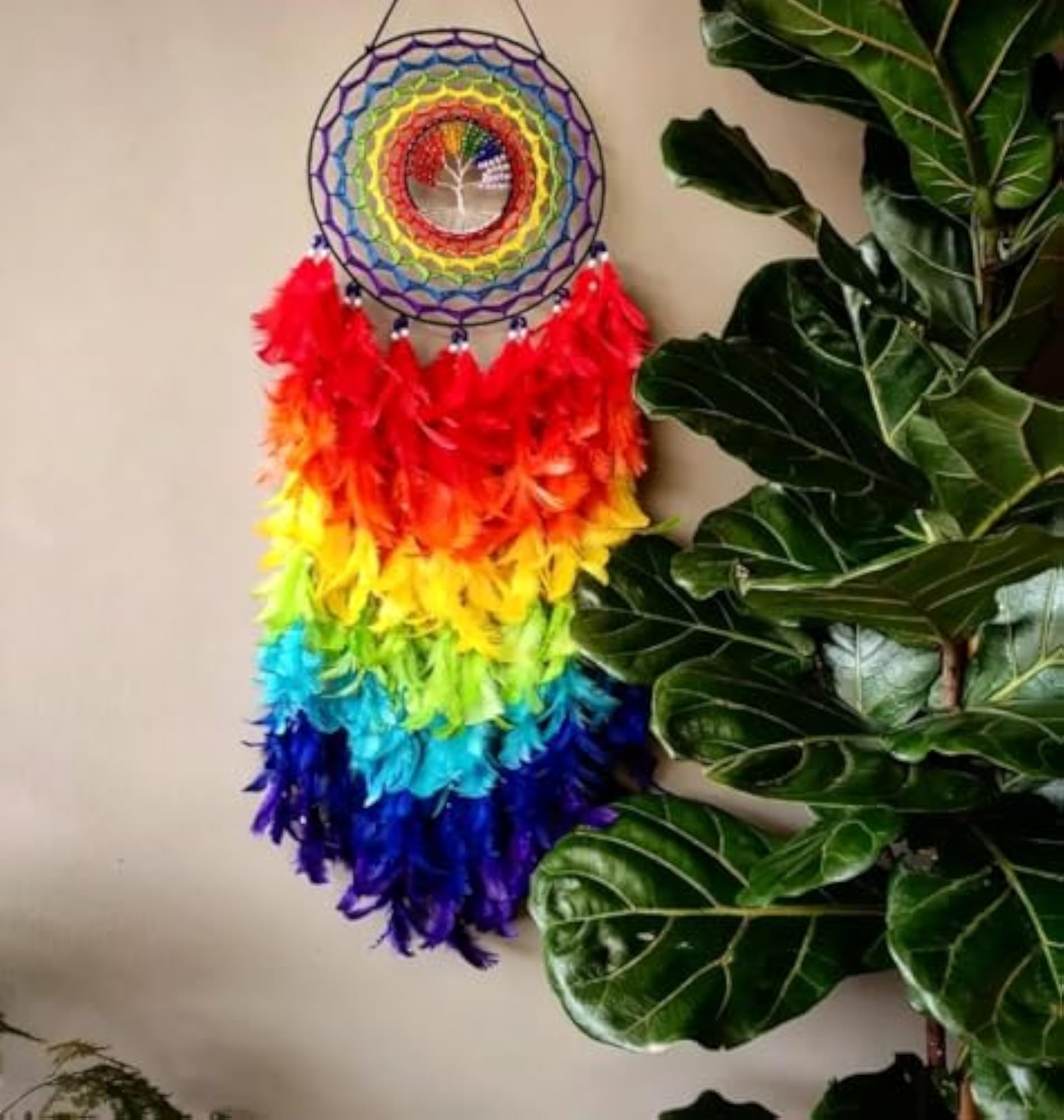 Multi Colour Life of Tree Dream Catcher