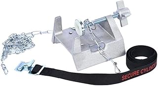 OHAUS CLR-716M 716 Bench Clamp with Strap and Chain, Cast Aluminum