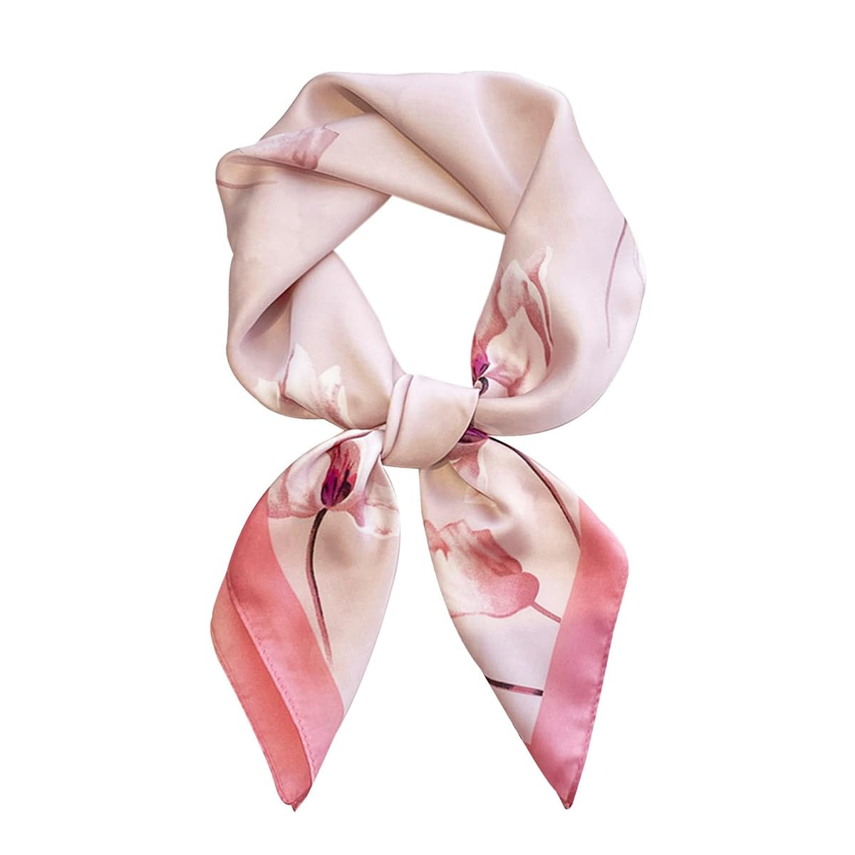 Silk Scarf for Women Neck Hair Scarf For Women Lightweight Fashion Silk Satin Head Scarves Neckerchief for Suit, Blazers, Shirts, Bag