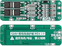 GTIWUNG 12 Stück Lithium Battery Protection Board Module, 20A 18650 Charge Module, 3S 20A 12.6V BMS Li-ion Lithium Battery Protection Board, 18650 Schutzplatine, Anti-Überladung/Überentladung – Ansicht 3