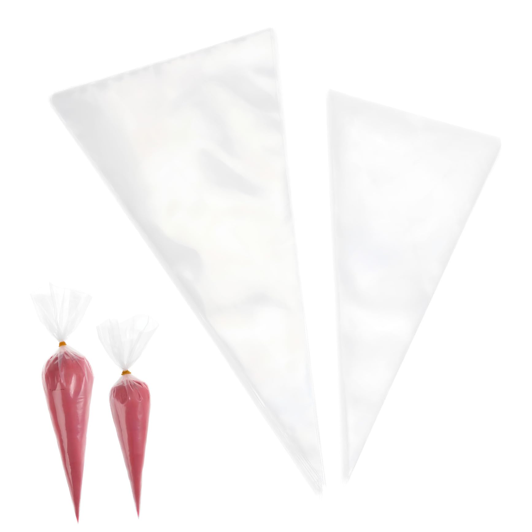 Luxshiny 200pcs Piping Bags for Frosting Cake Cookie Decorating Bags Easy to Use Baking Supplies for Professional Home Bakers Versatile for All Your Decorating Needs