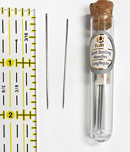 Japanese Hand Sewing Needles - Tulip Quilt Basting Needles - Long & Short (Regular) - 6 Needles