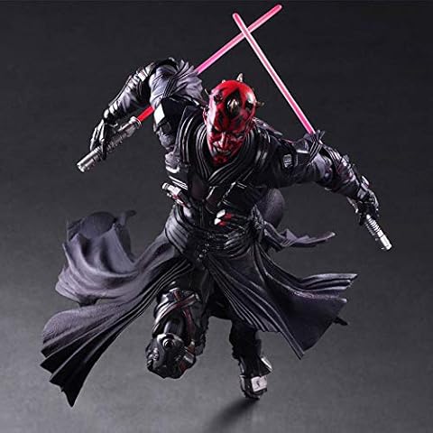BINGFENG Play Arts Darth Maul Action Figure for Kids Toys Model Anime Figures Souvenir/Collectibles/Crafts Toy Statue Decoration 26CM Cover