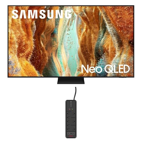 Image of Samsung 65-Inch Class Neo QLED QN70F 4K Mini LED Smart TV NQ4 AI Gen2 Processor, Quantum Matrix Technology Slim Bundle with an AudioQuest G8 8-Outlet USB-A /USB-C AC Power Surge Protector (2025)