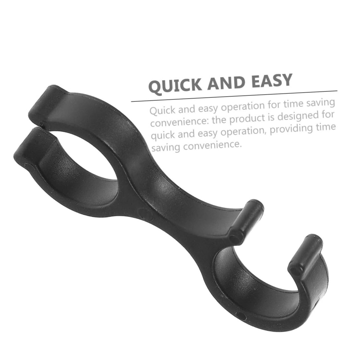 LIOOBO Strong Plastic Carabiner Clips for Walking Stick 20pcs Trekking Pole Connect Clips Easy to Carry for Outdoor