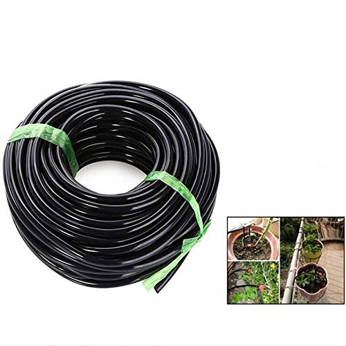 NOLOGO Gxbld-yy 20M 3/5 MM And 4/7MM Black Micro Irrigation Pipe Water Hose Drip Watering Sprinkling Home Garden for Drip Arrow (color : 3MM diameter)