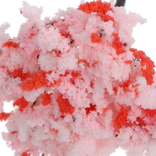 KOCKSHION 12個 ミニチュア桜樹 モデルツリー アイアンワイヤー製 耐久性良好 クラフト用 ミクロ風景装飾 砂盤模型 リトルツリー 作るんす ミニ