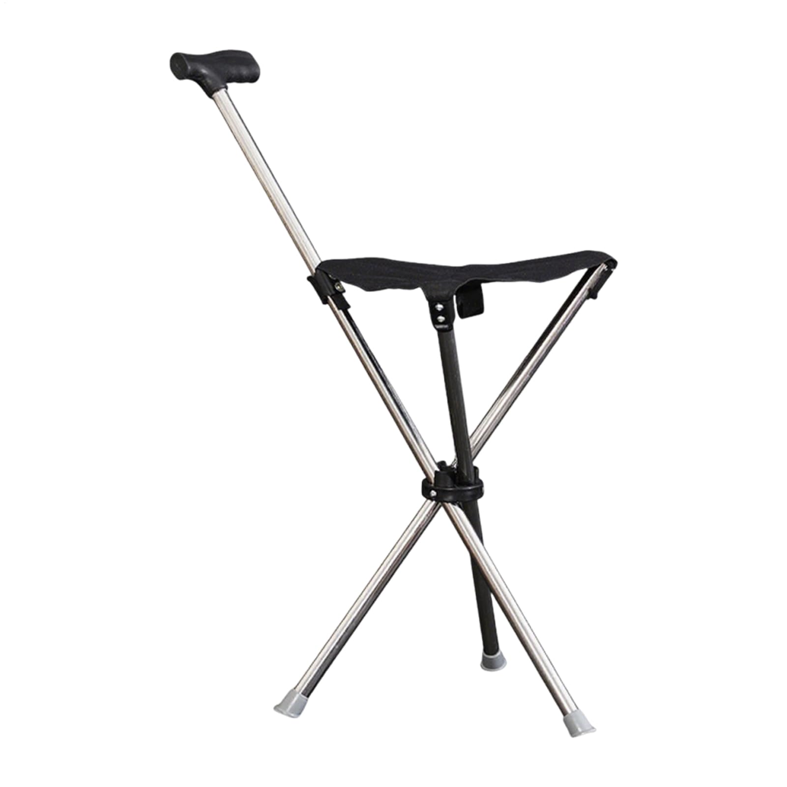 Bastone pieghevole con sedile – Sedia pieghevole da donna – Supporto pesante per viaggi, shopping, festival, escursionismo, arrampicata, attesa