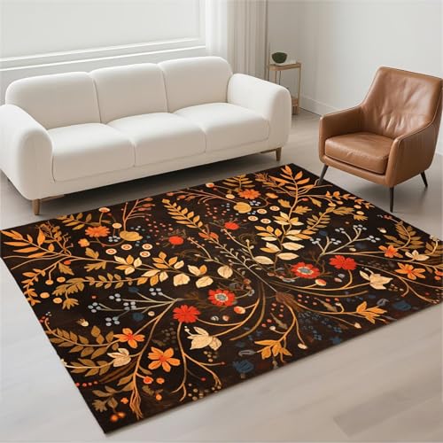 Tapis moderne lavable 60x90cm greige pour salon et chambre