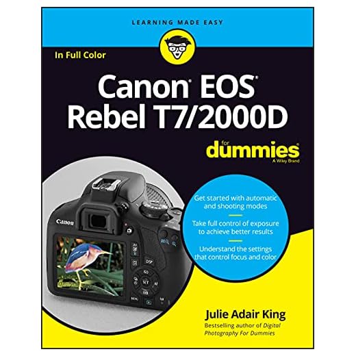 Canon EOS Rebel T7/2000D For Dummies (For Dummies (Computer/Tech))