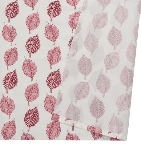 Image of Room Darkening Home Decor Curtains for Living Room, Bedroom Doors and Windows Panel, Parda, Eyelets Hanging, Maroon, 4 x 6 Feet, Pack of 2