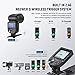 NEEWER Z1-S TTL Round Head Flash Speedlite for Sony DSLR Cameras, 76Ws 2.4G 1/8000s HSS Speedlight, 10 Levels LED Modeling Lamp, 2600mAh Lithium Battery, 480 Full Power Shots, Recycle in 1.5s Flash